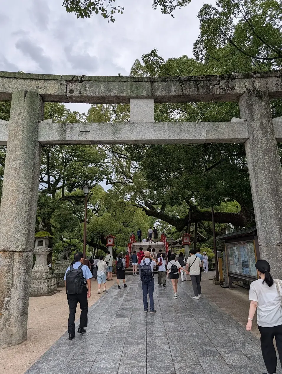 天滿宮人潮